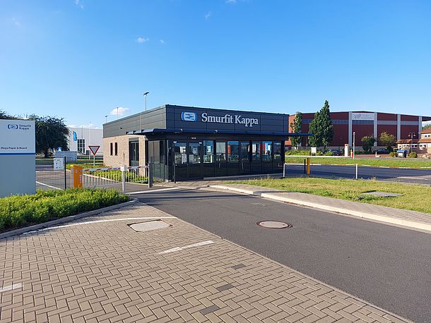 Pförtnerei der Firma Smurfit Kappa
